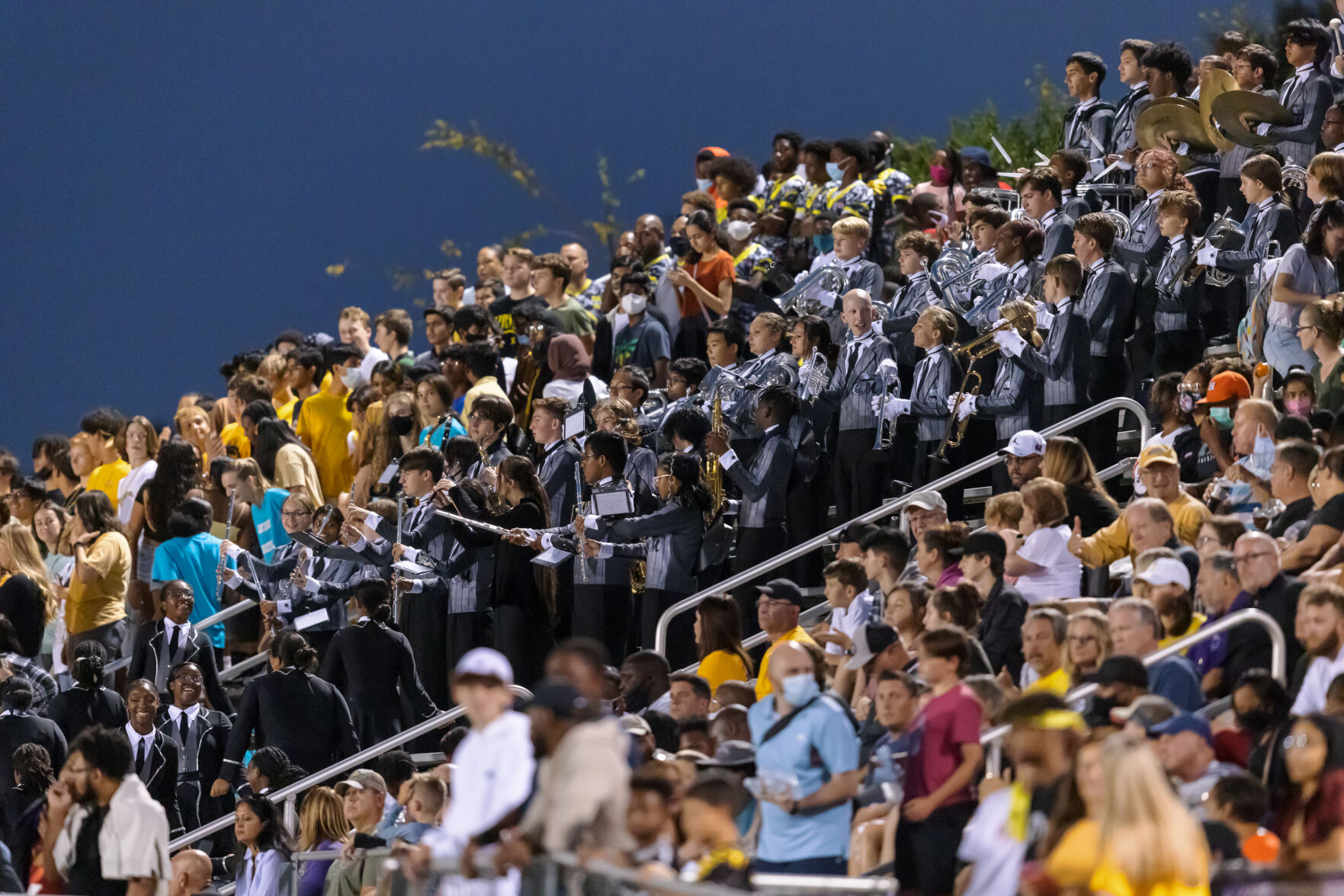 The Hough Huskey defeated the Cox Mill Chargers 48-7 on Friday night at Cox Mill High School.